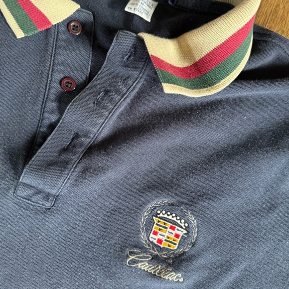Vintage 90s Cadillac Polo shirt - Picture 1 of 5